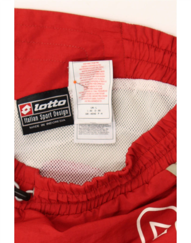 LOTTO Mens Tracksuit Trousers Joggers UK 40/42 Medium  Red Sports Vintage Lotto and Second-Hand Lotto from Messina Hembry 