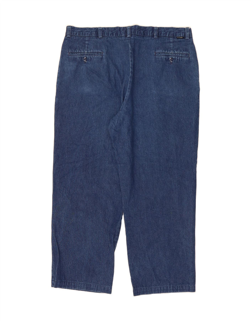 DOCKERS Mens Khakis Cropped Loose Jeans W40 L27 Navy Blue Vintage Dockers and Second-Hand Dockers from Messina Hembry 