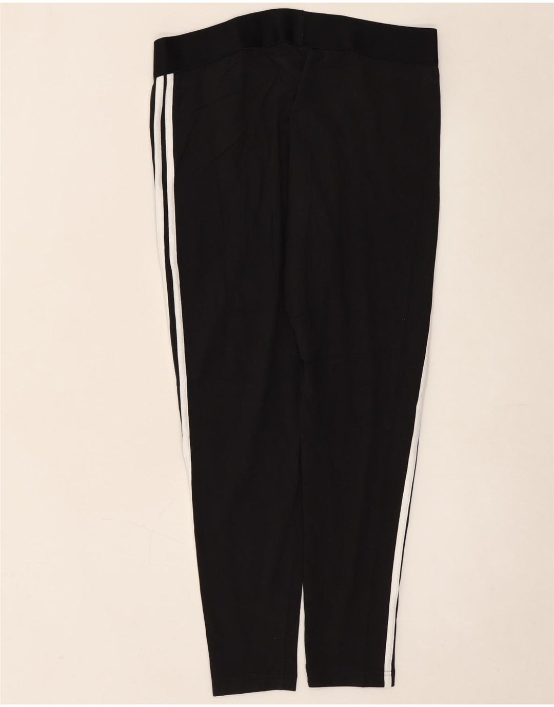 Adidas Womens Regular Fit Leggings UK 20/22 XL Black