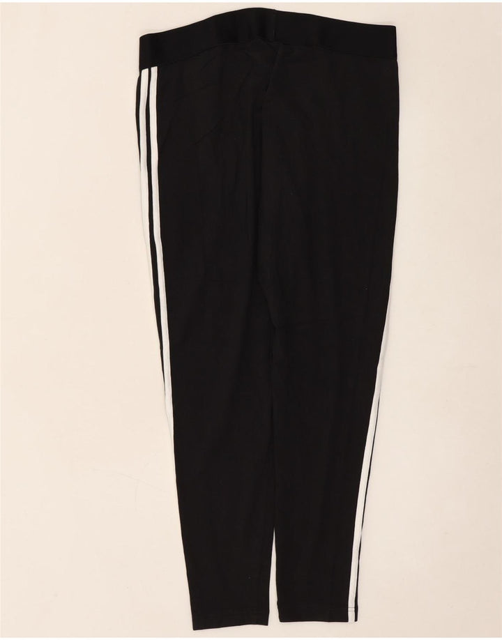 Adidas Womens Regular Fit Leggings UK 20/22 XL Black