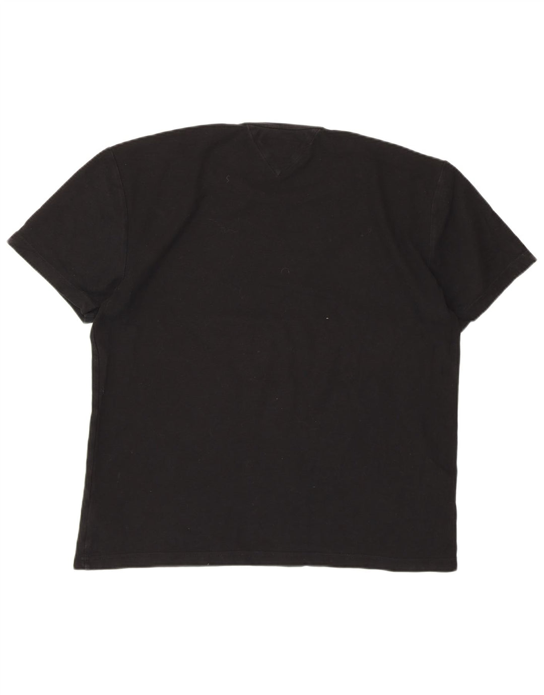 TOMMY HILFIGER Womens T-Shirt Top UK 18 XL Black Cotton