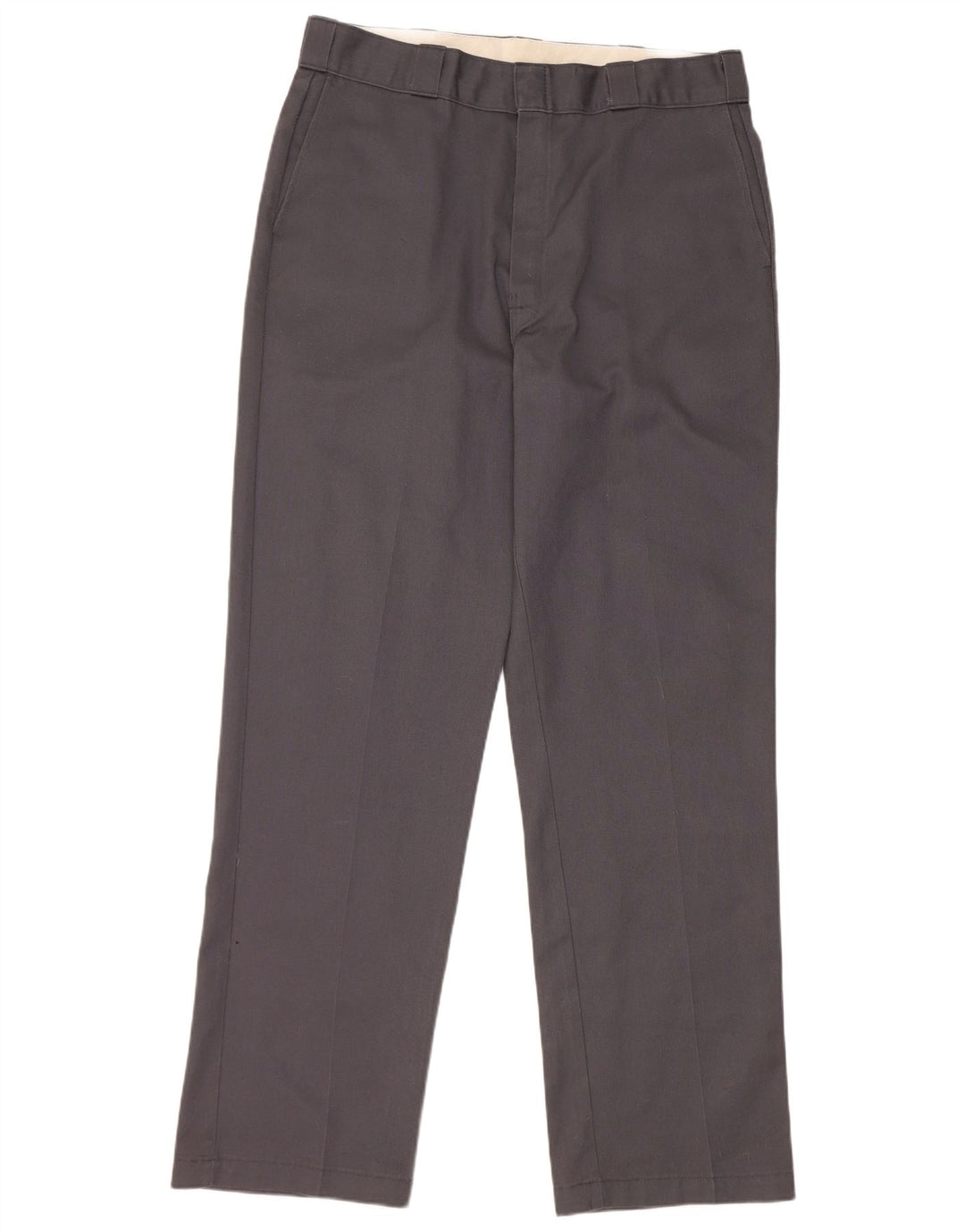 Dickies Mens Straight Chino Trousers W34 L33 Navy Blue