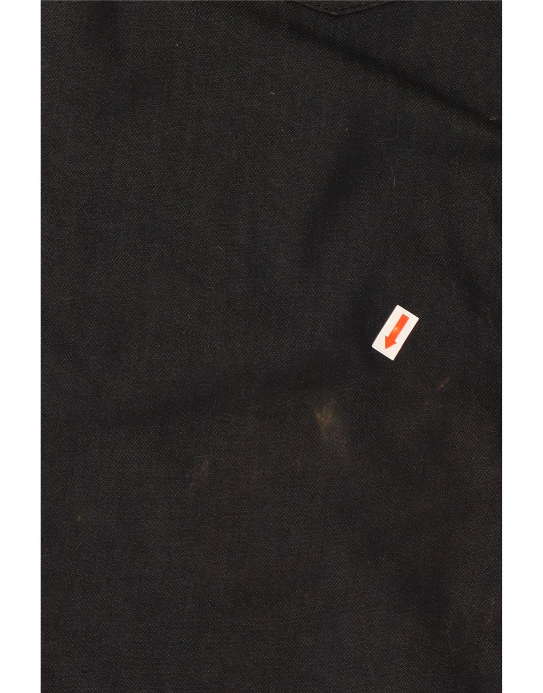 TRUSSARDI Mens Straight Jeans W36 L33 Black Cotton