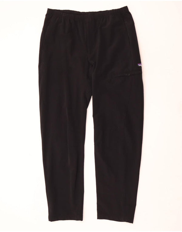 Patagonia Mens Straight Cargo Trousers Medium W32 L32 Black Nylon