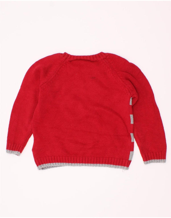 Calvin Klein Jeans Baby Boys Crew Neck Jumper Sweater 9-12 Months Red