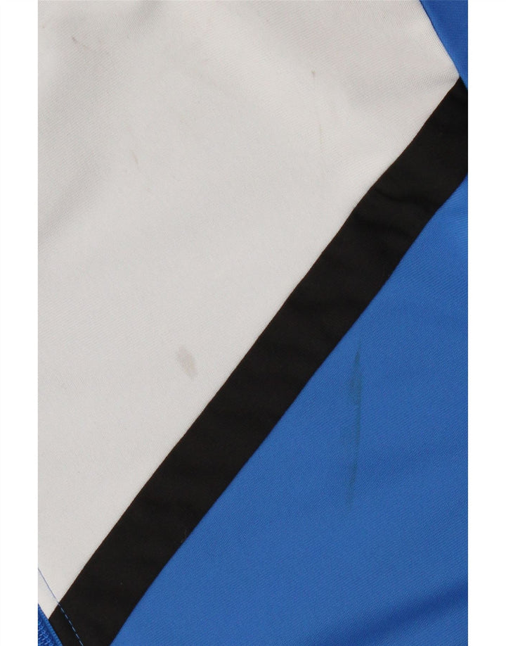 Puma Mens Tracksuit Top Jacket Medium Blue Colourblock Polyester