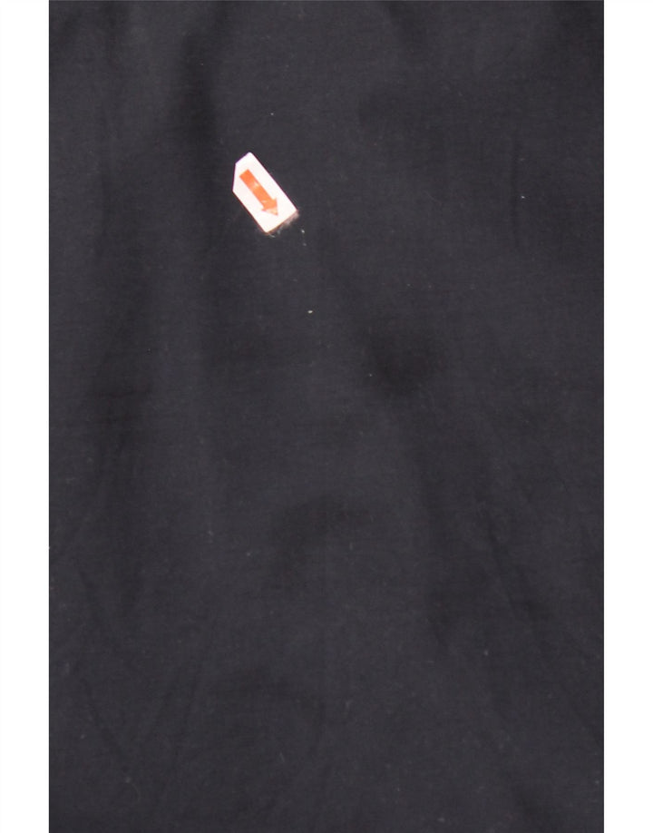 VINTAGE Mens Windbreaker Jacket UK 44 2XL Navy Blue Cotton