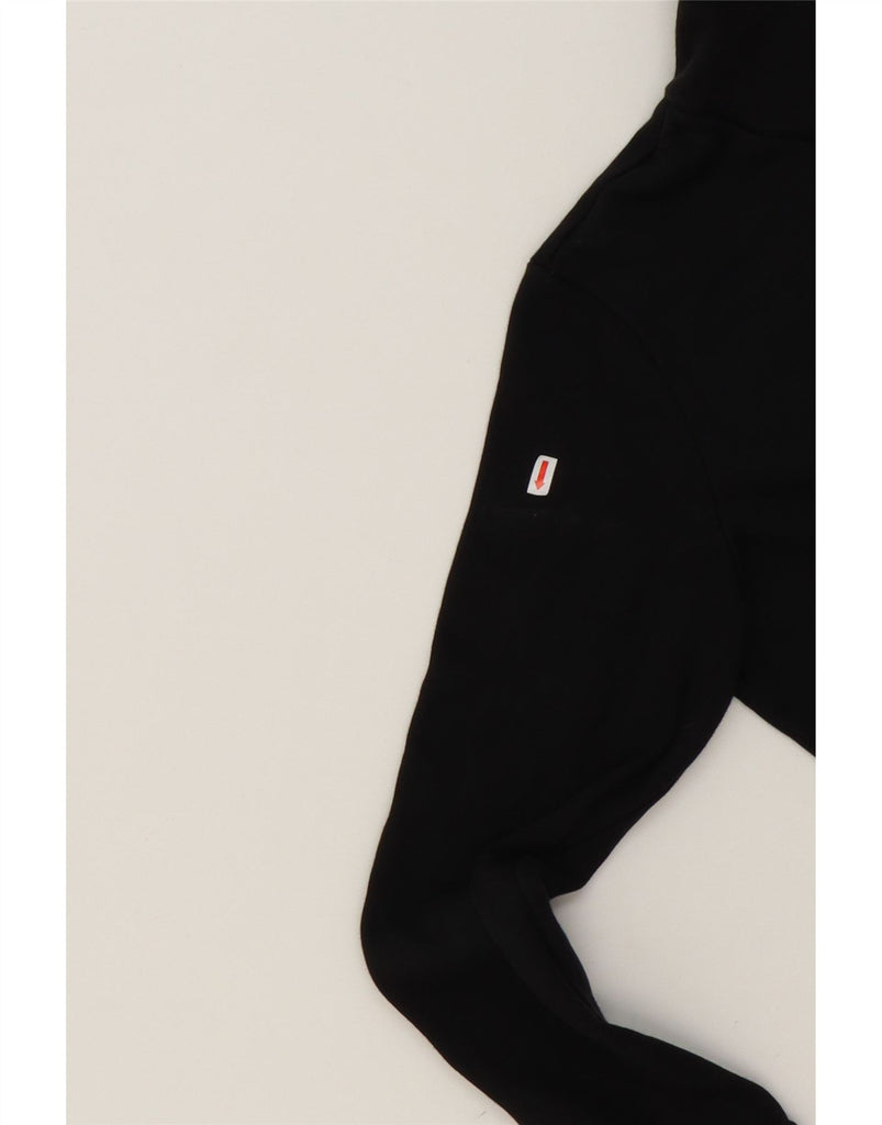 PUMA Womens Graphic Hoodie Jumper UK 12 Medium Black Vintage Puma and Second-Hand Puma from Messina Hembry 