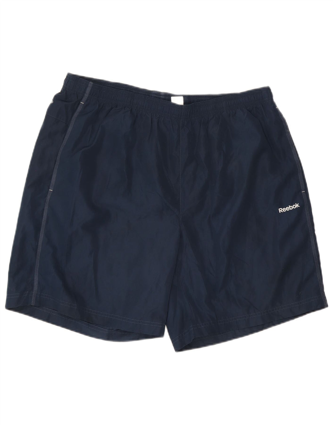 REEBOK Mens Sport Shorts XL  Navy Blue Polyester