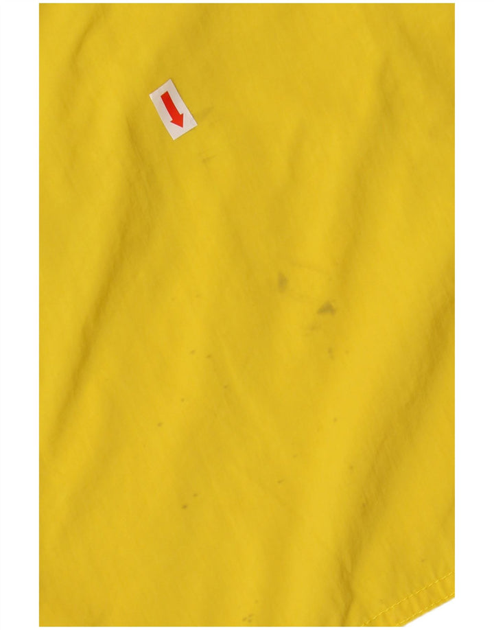 EMPORIO ARMANI Mens Graphic Swimming Shorts IT 56 XL Yellow Polyamide