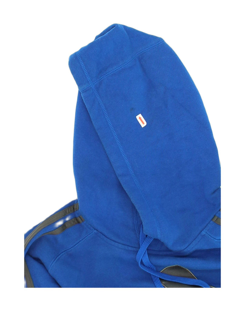 ADIDAS Mens Hoodie Jumper Medium Blue Cotton | Vintage Adidas | Thrift | Second-Hand Adidas | Used Clothing | Messina Hembry 