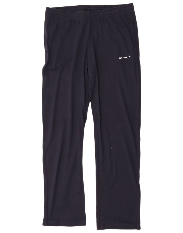 CHAMPION Mens Tracksuit Trousers 2XL  Navy Blue Cotton