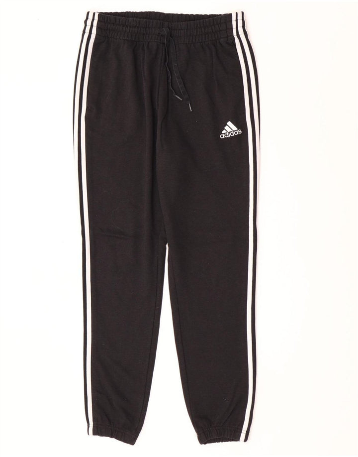 Adidas Mens Tracksuit Trousers Joggers Large Black Cotton