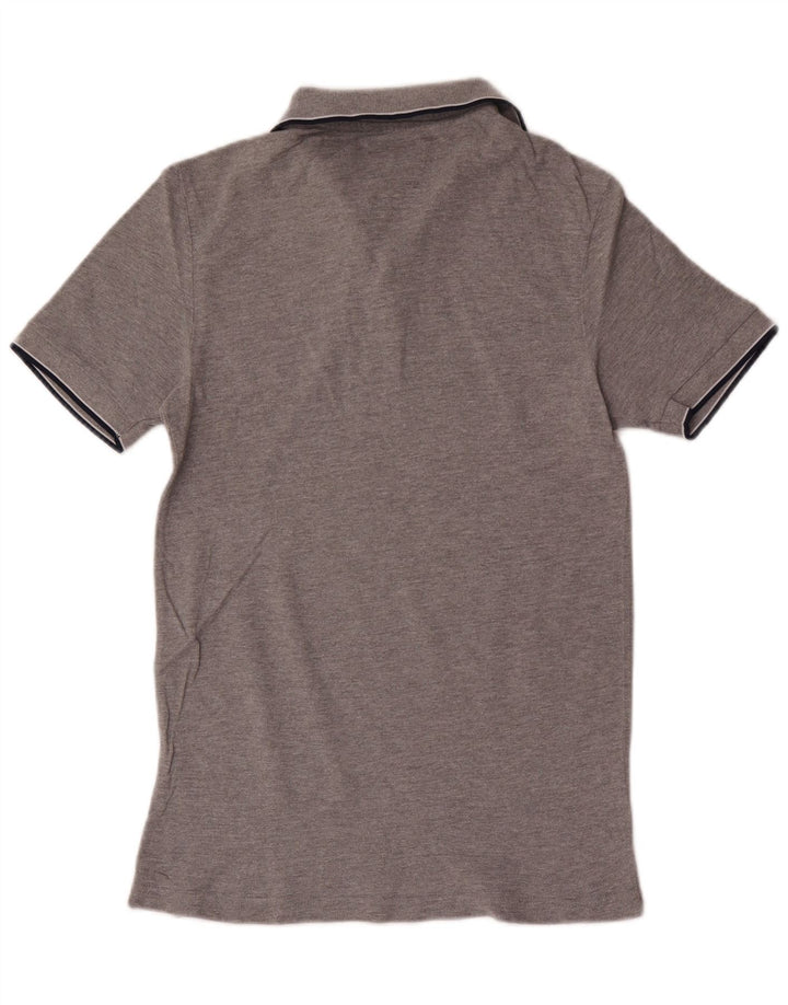 Kappa Mens Polo Shirt Small Grey Flecked