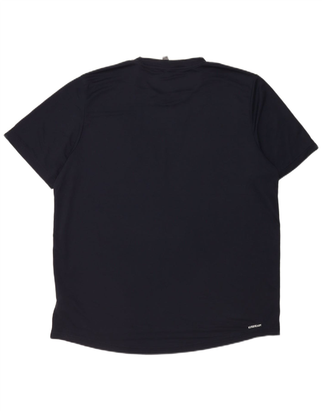Adidas Mens Aeroready T-Shirt Top XL Navy Blue Polyester
