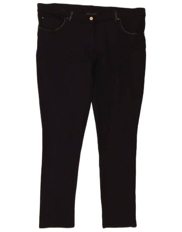 Zara Womens Skinny Casual Trousers Large W30 L27 Black