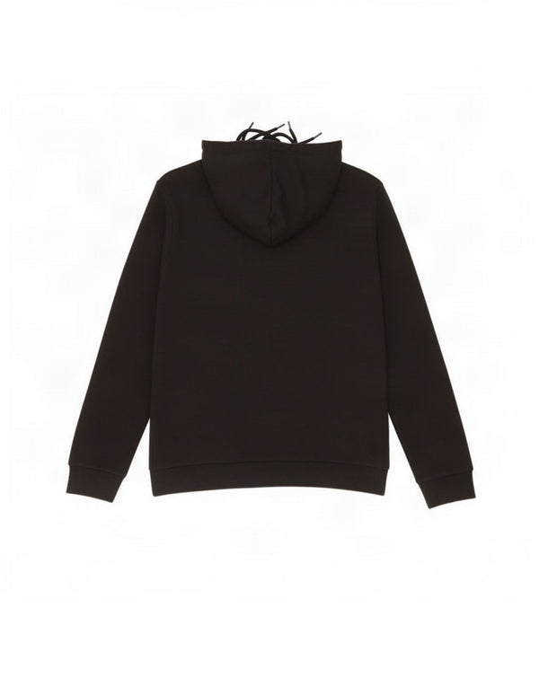Adidas Womens Graphic Hoodie Jumper UK 8/10 Small Black Cotton