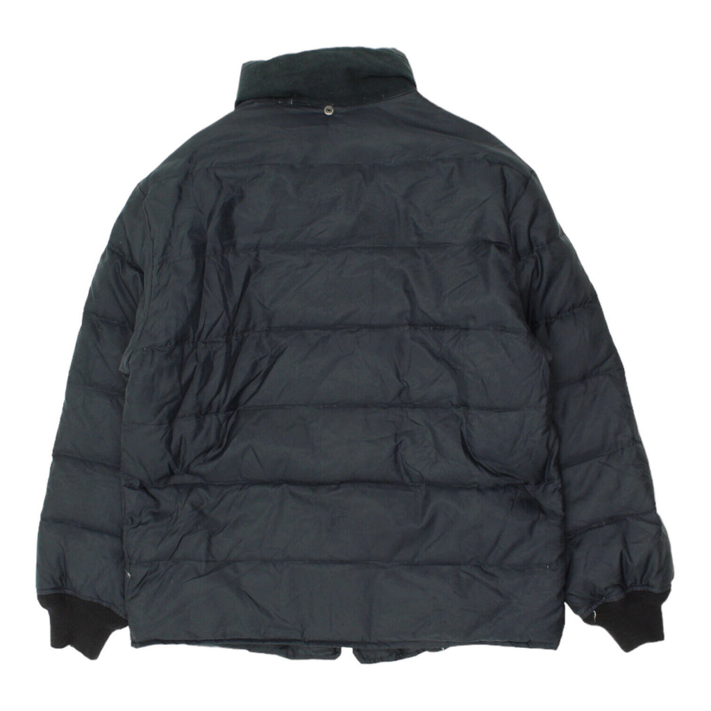 Fay Mens Dark Navy Padded Jacket | Vintage High End Designer Puffer Coat VTG | Vintage Messina Hembry | Thrift | Second-Hand Messina Hembry | Used Clothing | Messina Hembry 
