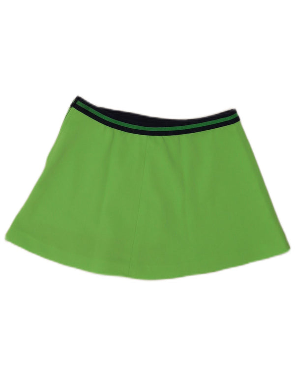Fila Womens Tennis Skirt IT 44 Medium Green Colourblock Polyester Sports