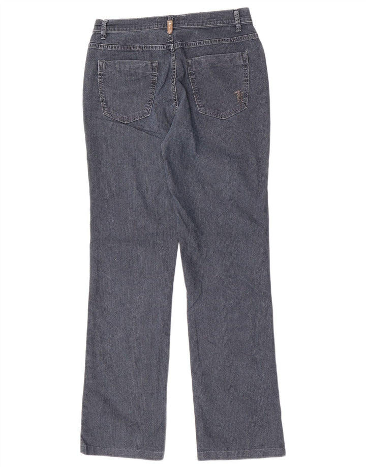 Trussardi Womens Straight Jeans W30 L30 Grey