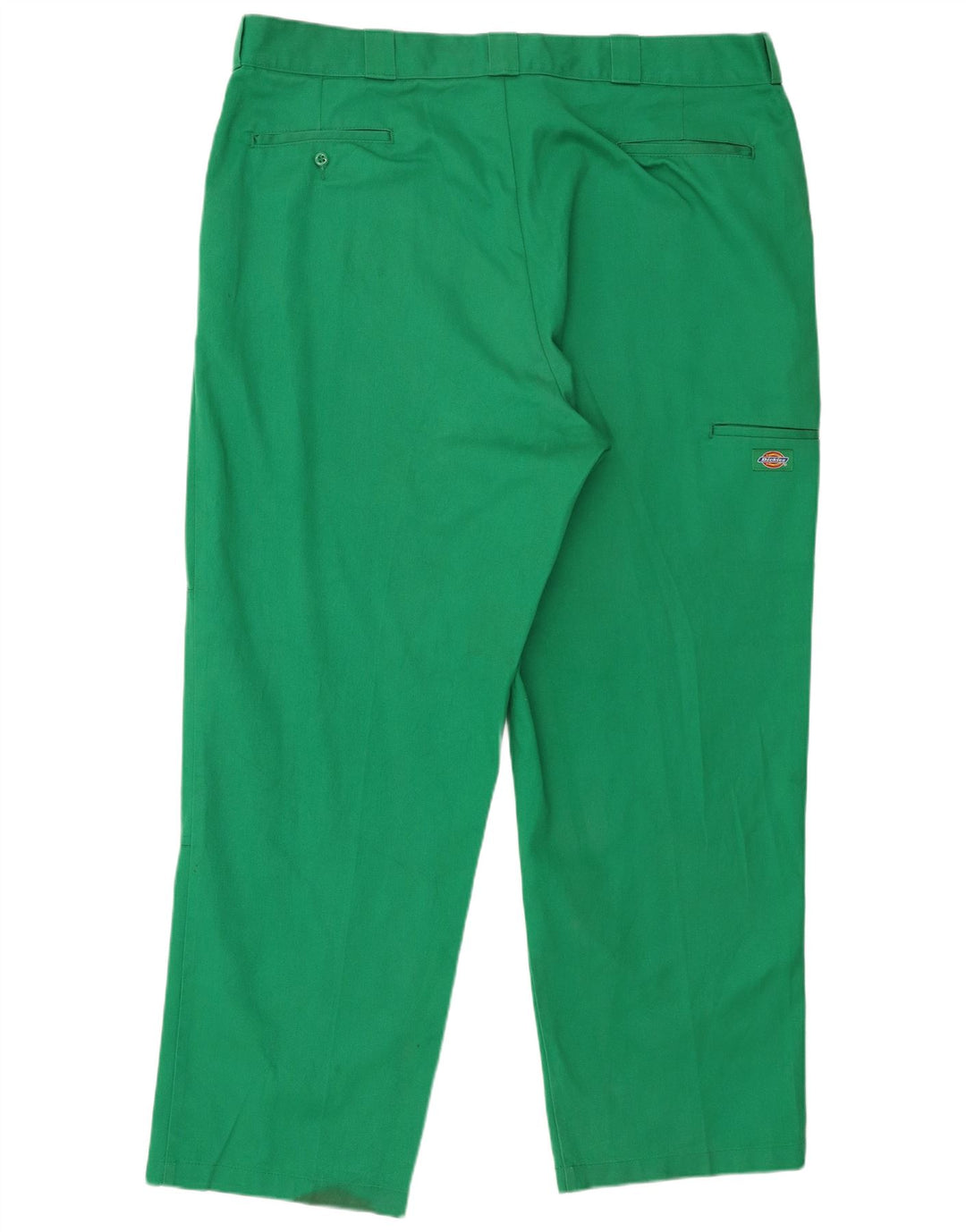 Dickies Mens Straight Cargo Trousers W44 L32 Green Polyester