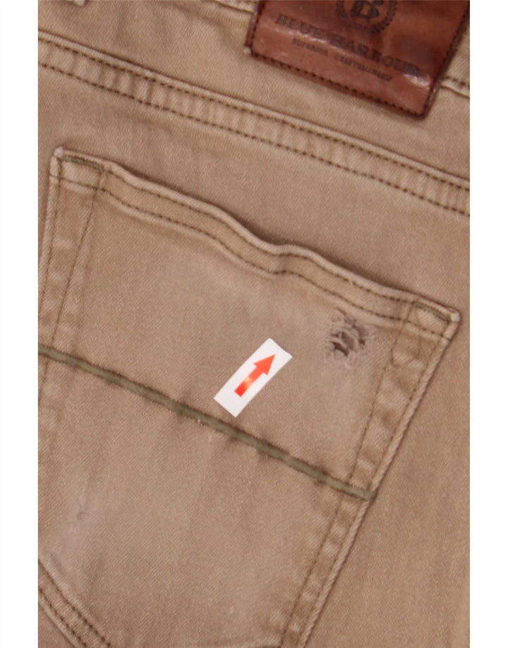 Marks & Spencer Mens Straight Jeans W38 L31 Brown Cotton
