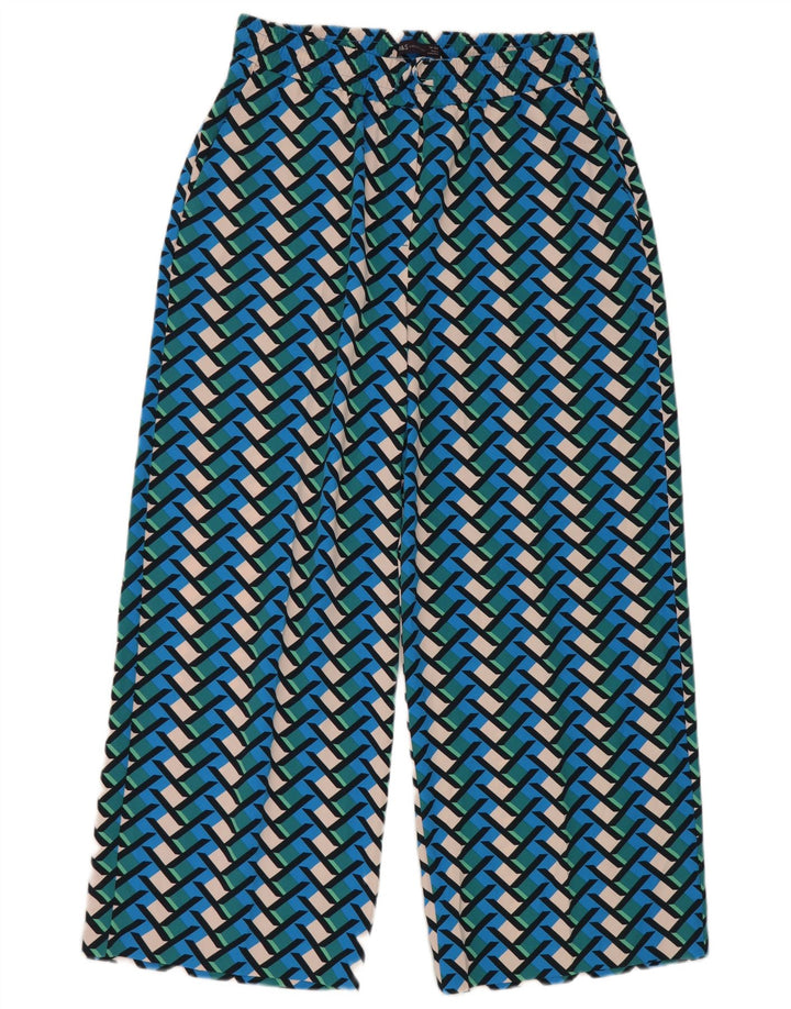 Marks & Spencer Womens Casual Trousers UK 14 Large W32 L27 Multicoloured