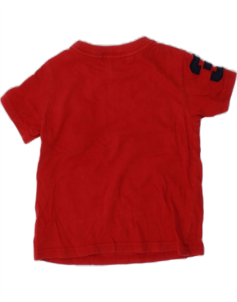 POLO RALPH LAUREN Baby Boys Graphic T-Shirt Top 18-24 Months Red USA Vintage Polo Ralph Lauren and Second-Hand Polo Ralph Lauren from Messina Hembry 