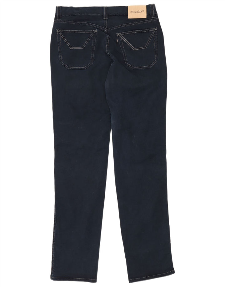 JECKERSON Mens Straight Jeans W33 L34 Blue Cotton