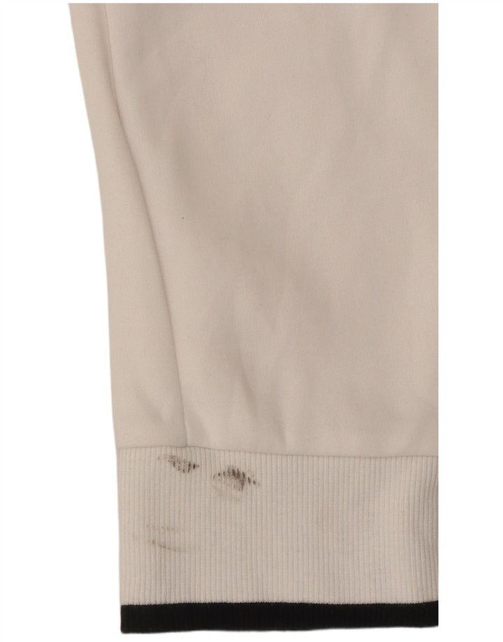 Puma Womens Graphic Sweatshirt Jumper UK 10 Small White Cotton