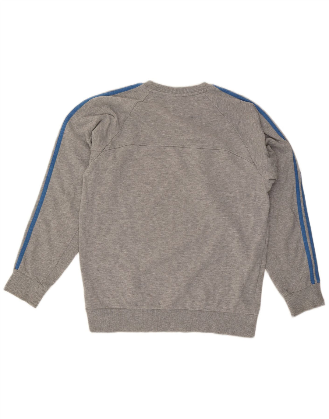 Adidas Mens Sweatshirt Jumper Medium Grey Cotton