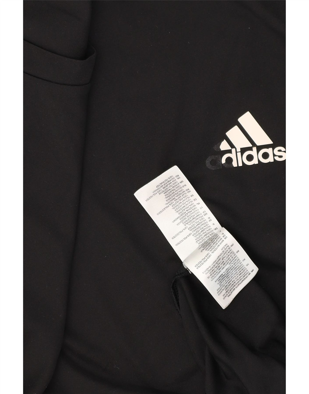 Adidas Mens Graphic T-Shirt Top 2XL Black Polyester