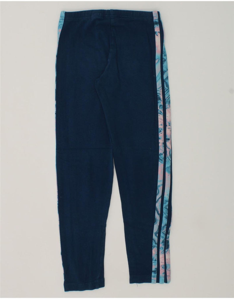 ADIDAS Girls Tracksuit Trousers 7-8 Years Blue | Vintage Adidas | Thrift | Second-Hand Adidas | Used Clothing | Messina Hembry 