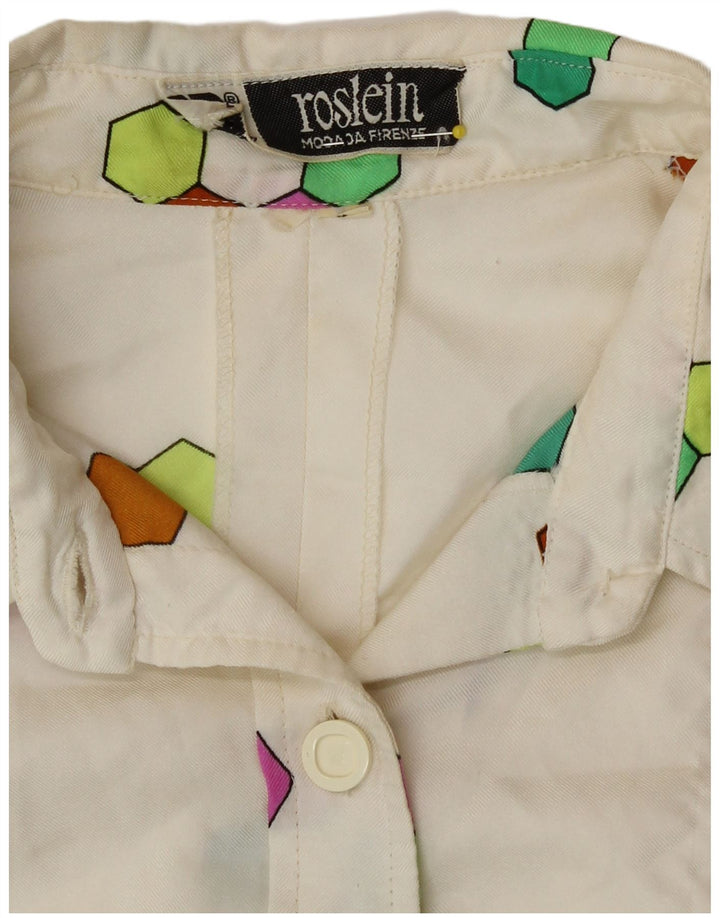 Roslein Womens A-Line Dress UK 12 Medium Multicoloured Geometric