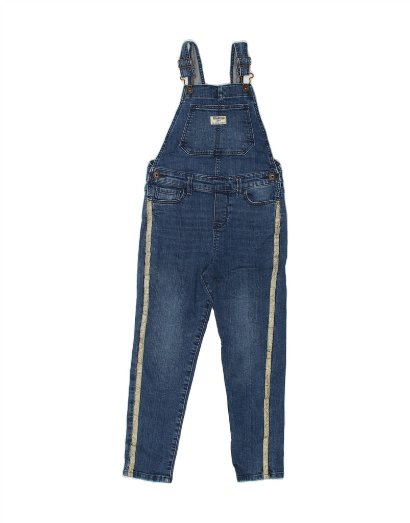 OSH KOSH Girls Dungarees Slim Jeans 6-7 Years W24 L21  Blue Cotton | Vintage Osh Kosh | Thrift | Second-Hand Osh Kosh | Used Clothing | Messina Hembry 