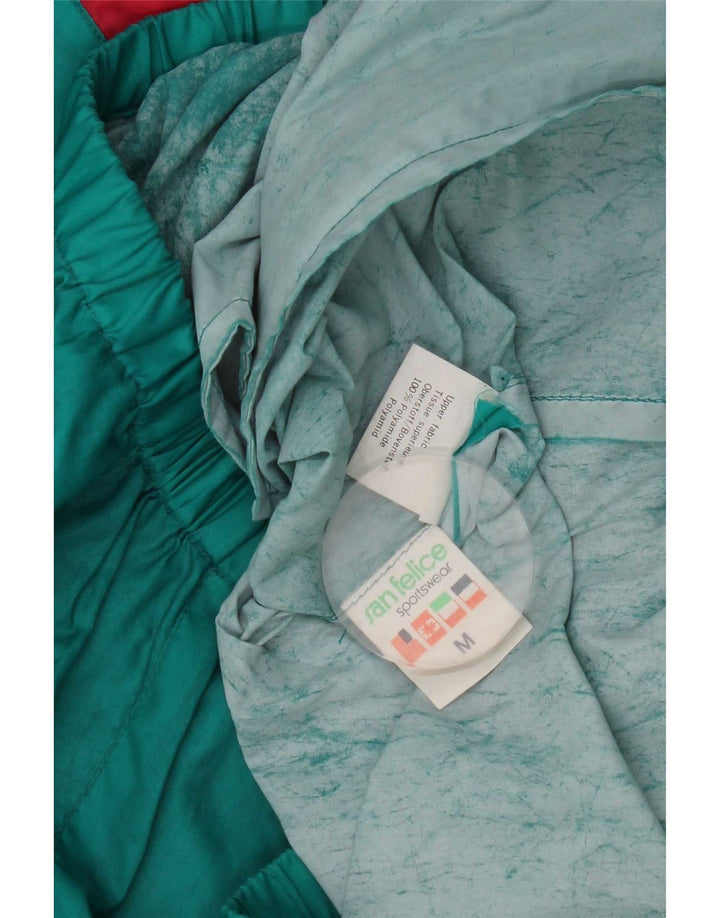 San Felice Mens Oversized Hooded Rain Jacket UK 38 Medium Multicoloured