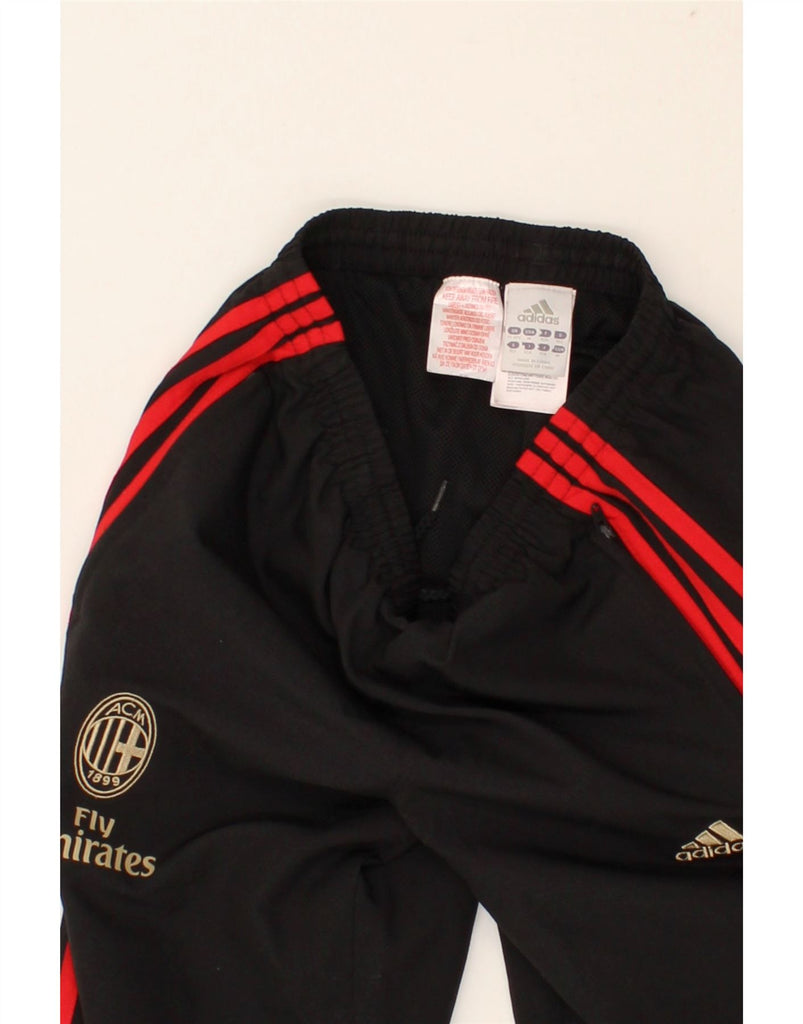 ADIDAS Boys Graphic Tracksuit Trousers Joggers 11-12 Years Black Polyester | Vintage Adidas | Thrift | Second-Hand Adidas | Used Clothing | Messina Hembry 