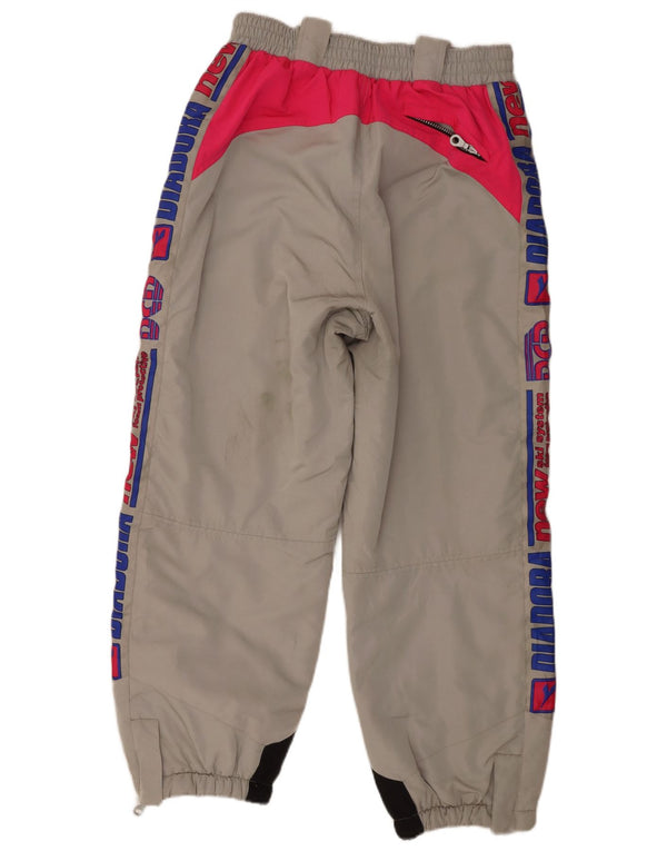 Diadora Womens Graphic Ski Trousers UK 18 XL  Grey Colourblock Polyester