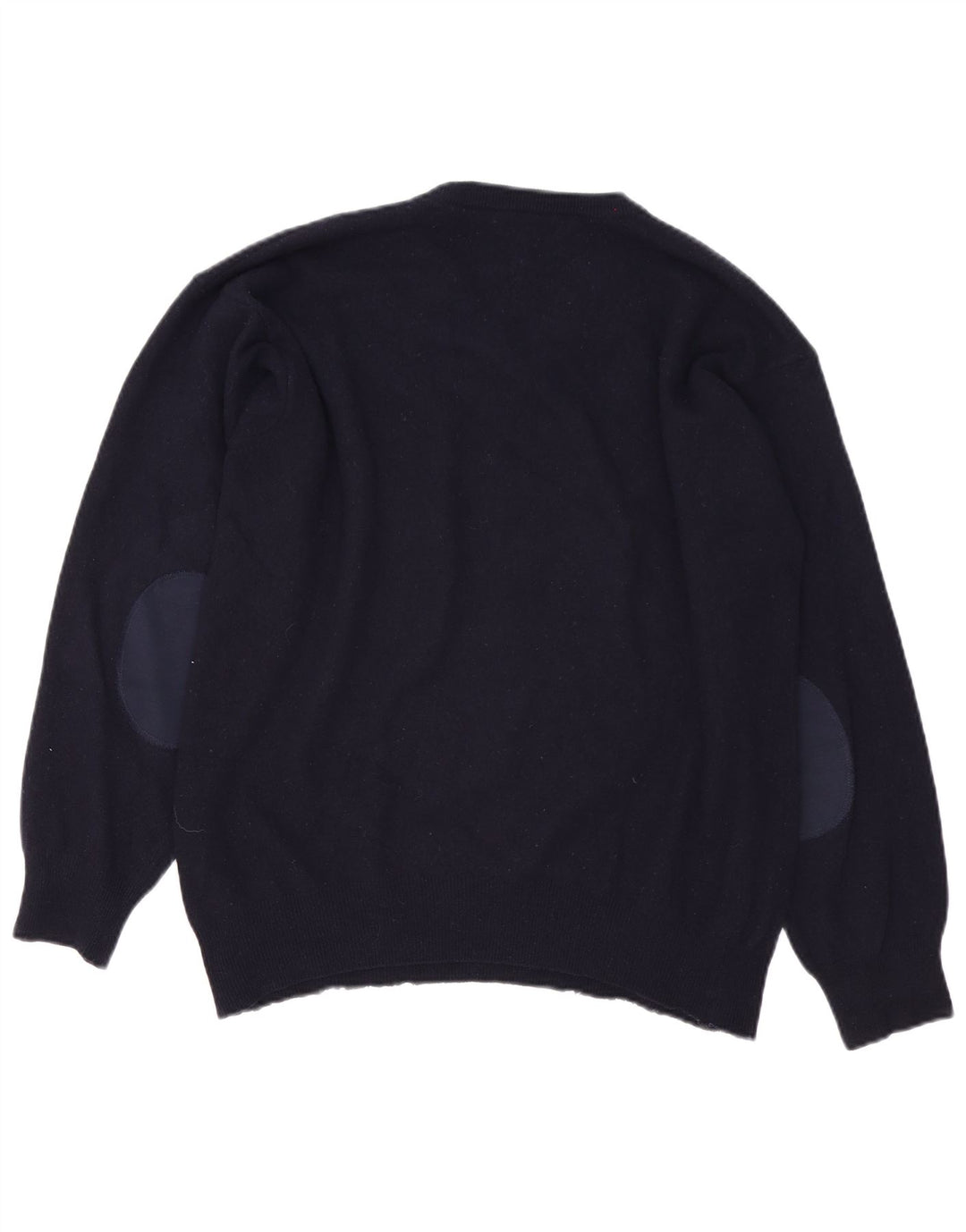 Brooksfield Mens V-Neck Jumper Sweater IT 58 3XL Navy Blue