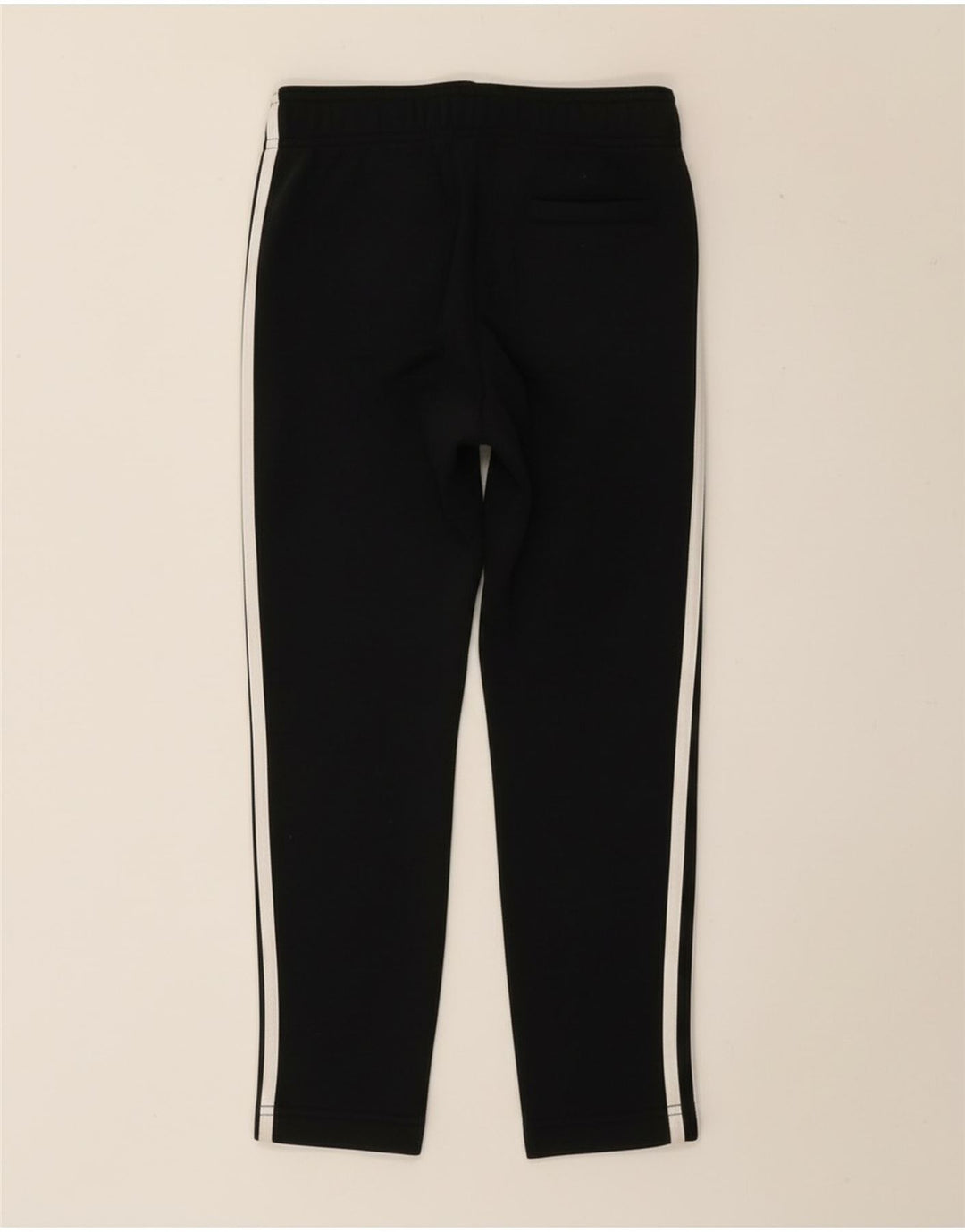 Adidas Boys Tracksuit Trousers 7-8 Years Black Cotton