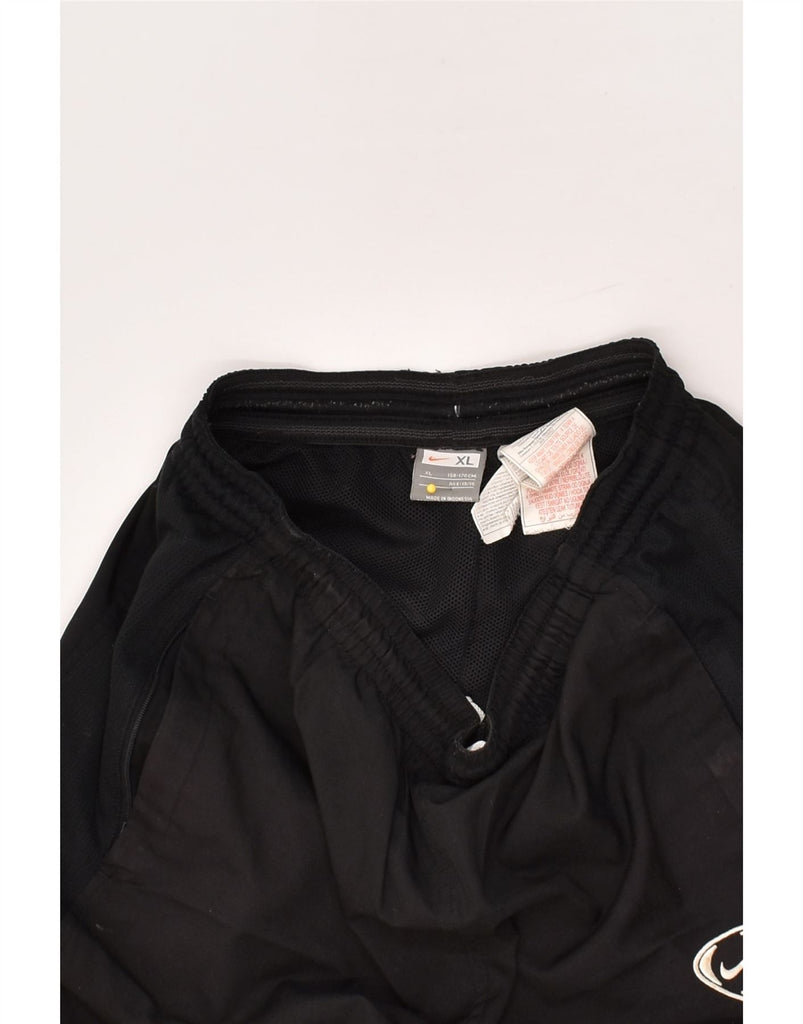 NIKE Boys Tracksuit Trousers 13-14 Years XL Black Polyester | Vintage Nike | Thrift | Second-Hand Nike | Used Clothing | Messina Hembry 