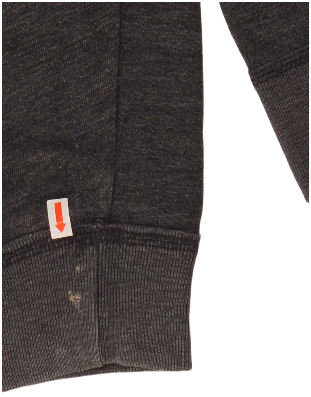 HOLLISTER Mens Graphic Zip Hoodie Sweater Medium Grey Cotton