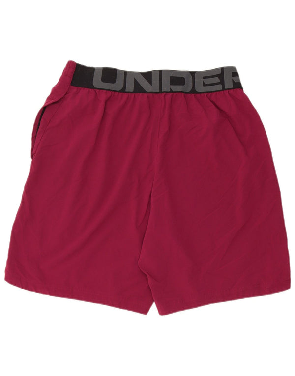 UNDER ARMOUR Mens Graphic Sport Shorts Large  Burgundy