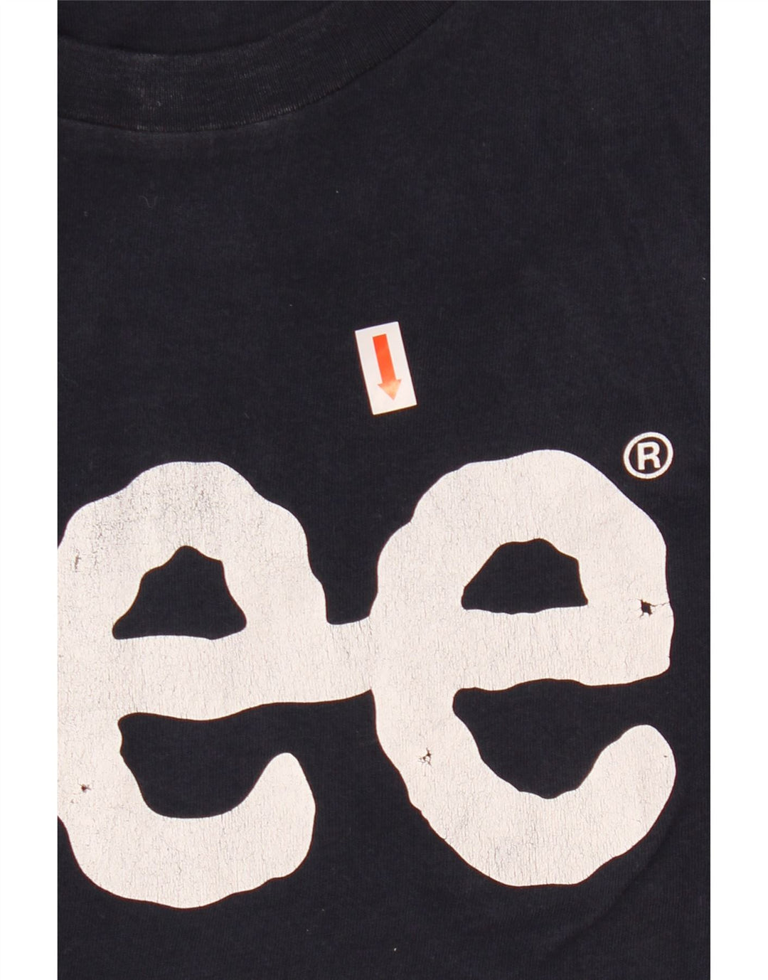 Lee Mens Regular Fit Graphic T-Shirt Top Small Navy Blue