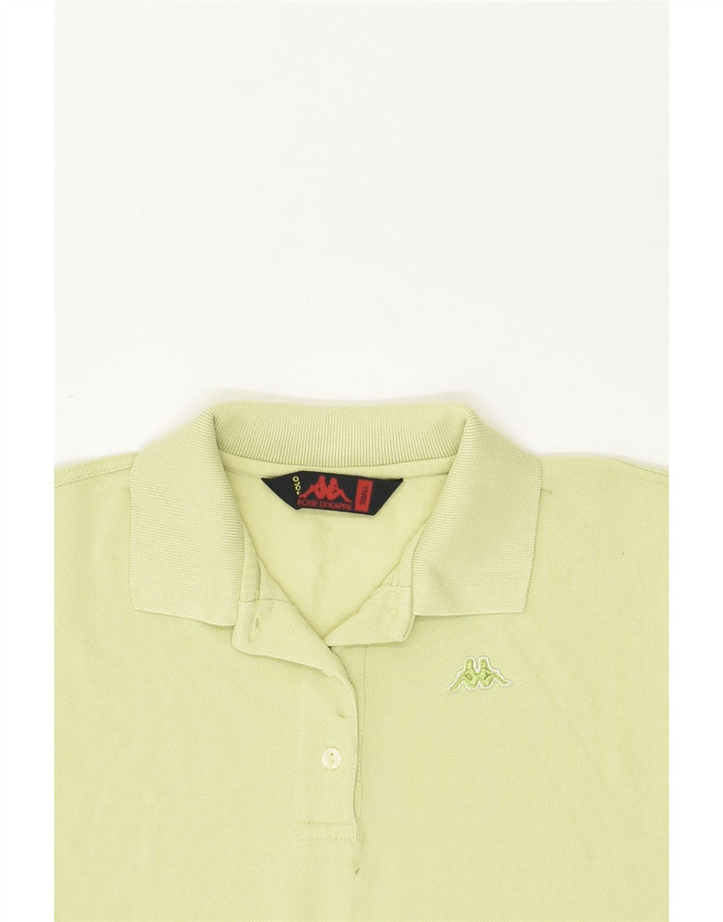 KAPPA Womens Polo Shirt UK 10 Small Green Cotton | Vintage Kappa | Thrift | Second-Hand Kappa | Used Clothing | Messina Hembry 