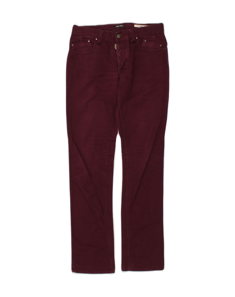 ANTONY MORATO Womens Slim Jeans W32 L33 Burgundy Cotton | Vintage Antony Morato | Thrift | Second-Hand Antony Morato | Used Clothing | Messina Hembry 