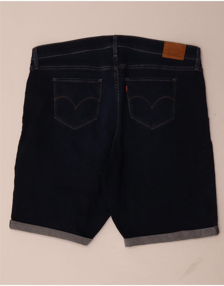 Levi's Womens Bermuda Denim Shorts US 18 2XL W40  Blue Cotton