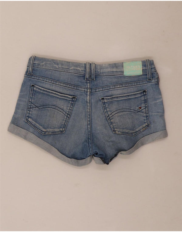 Tommy Hilfiger Girls Denim Shorts 11-12 Years W26 Blue Cotton