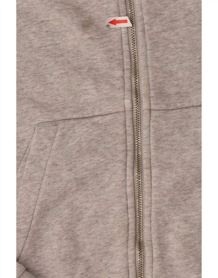 Puma Mens Zip Hoodie Sweater XS Grey Cotton