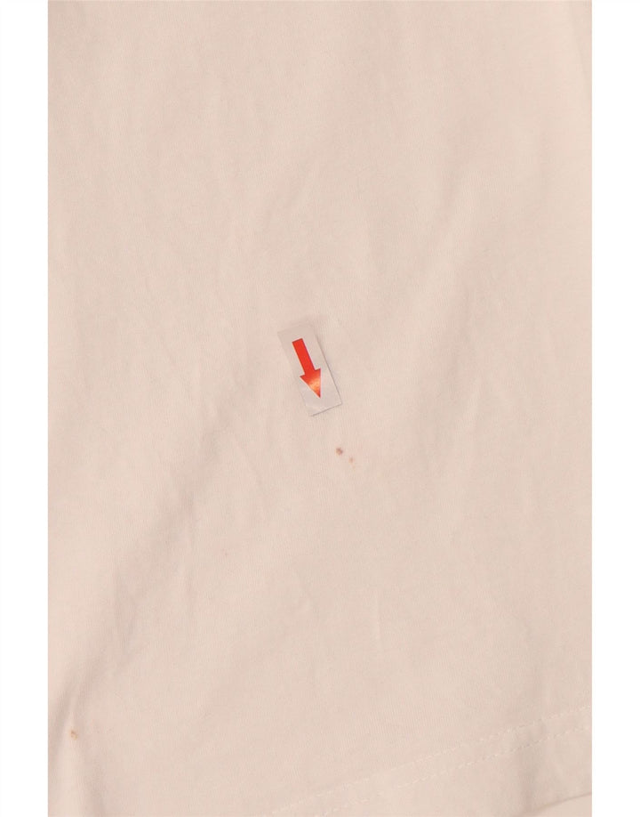 KAPPA Mens T-Shirt Top XL White Cotton